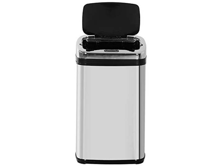 HOMCOM Sensor Mülleimer 30L Automatischer mit Bewegungssensor Silber
