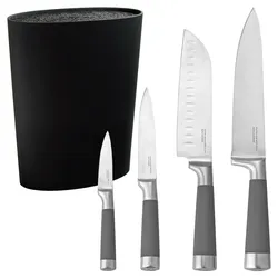 San Ignacio - 4er-Set Edelstahlmesser mit waschbarem Universalmesser Tacoma