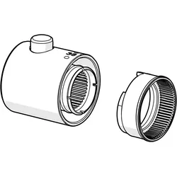 Hansa Temperatur-Wählgriff komplett Unita Wanne-Brause Thermostat, 59914206 59914206