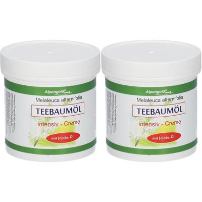 Teebaum Intensiv Creme mit Jojobaöl 2x 2x250 ml