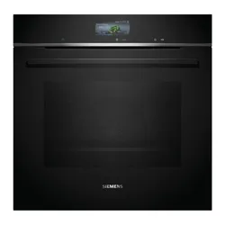 Siemens iQ700, Einbau-Backofen, 60 x 60 cm, Schwarz, Edelstahl HB776G1B1