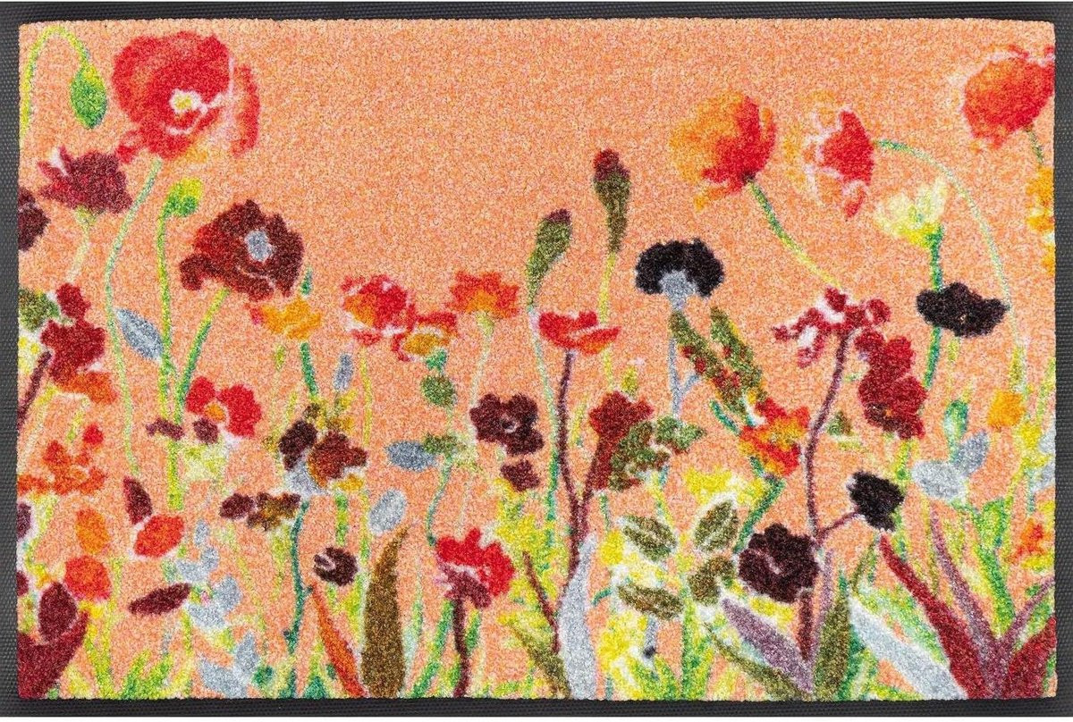 Schoonloopmat Trend Design Wildnis - Deurmat met Motief - Extra Plat - 60 x 40 cm