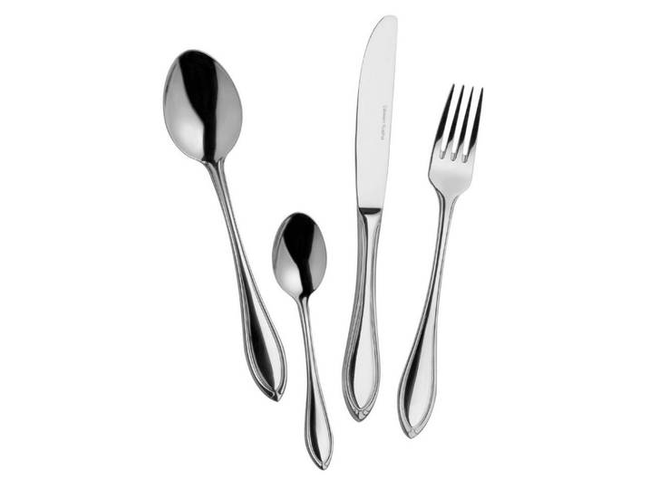 Mulex Besteck-Set BOSTON 18.0 (68-tlg), 12 Personen, Edelstahl, Chrom-Edelstahl-Legierung 18/0 ohne Nickelanteil