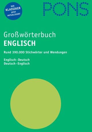 X - PONS Großwörterbuch Englisch, m. Daumenregister u. Extraheft Englisch aktiv - Preis vom 19.10.2026 19:33:35 h