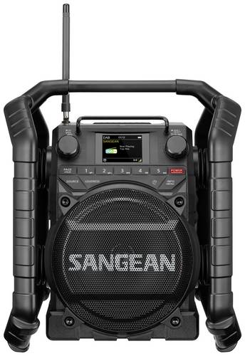 Sangean U-4X Baustellenradio DAB+, UKW Bluetooth, USB, AUX, NFC wiederaufladbar, wasserdicht, stoßfest, staubdicht, NFC