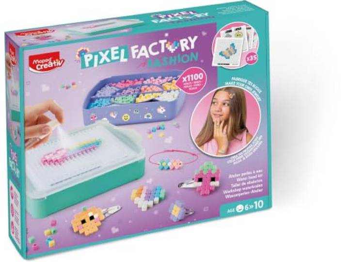 Maped - Pixel Factory Fashion - Kit Perles à Eau pour Bijoux et Accessoires