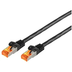 Outdoor Patchkabel S/FTP Cat.6a schwarz 30,0m