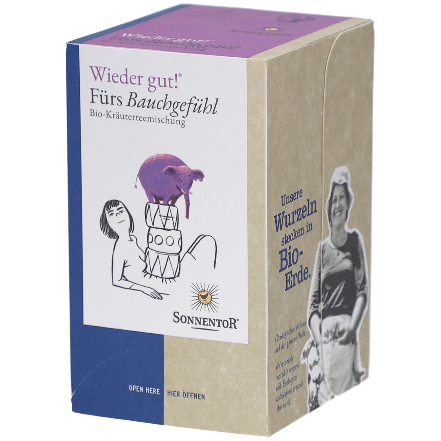 Sonnentor W-Gut TEE Bauchgef Bio 18 St Filterbeutel