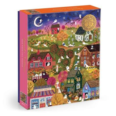 Joy Laforme Spooky Village 1000 Piece Foil Puzzle, von Galison, Galison, 978-0-7353-8607-5