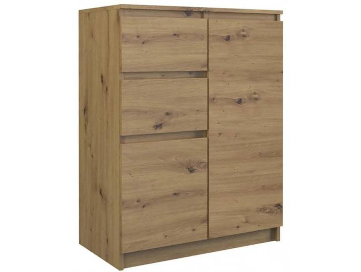 Commode étroite combinée ELBE – chêne artisan