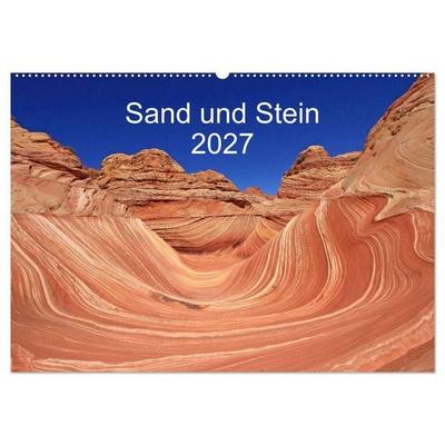 Sand und Stein 2027 (Wandkalender 2027 DIN A2 quer), CALVENDO Monatskalender