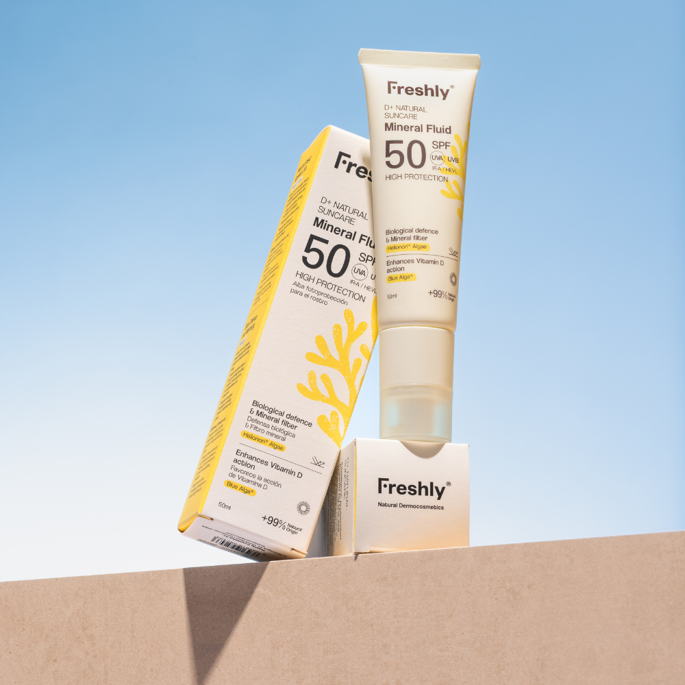 Freshly D+ Natural Suncare Face Mineral Fluid SPF50 50mL SPF50