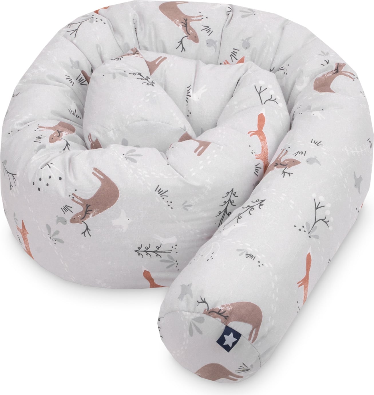 Julius Zöllner bedslang voor baby's, 180 cm, 100% katoen met polyestervulling, Woodlife