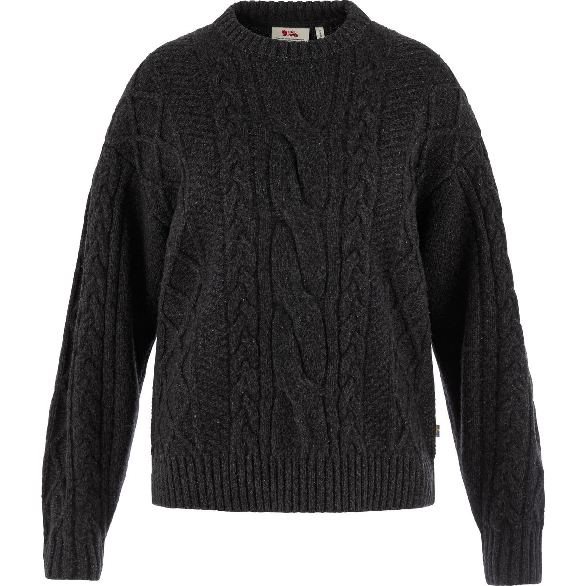 Fjällräven övik Cable Knit W black (550) L F14600288-550-L