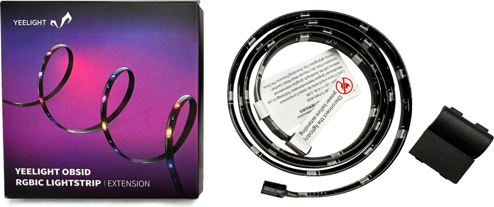 Yeelight Obsid RGBIC Universele LED Lichtstrip voor Sfeerverlichting, Zwart