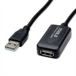 Secomp USB 2.0 Adapter STANDARD USB 2.0 Verlängerung, aktiv, mi 15 m 11.55.3116