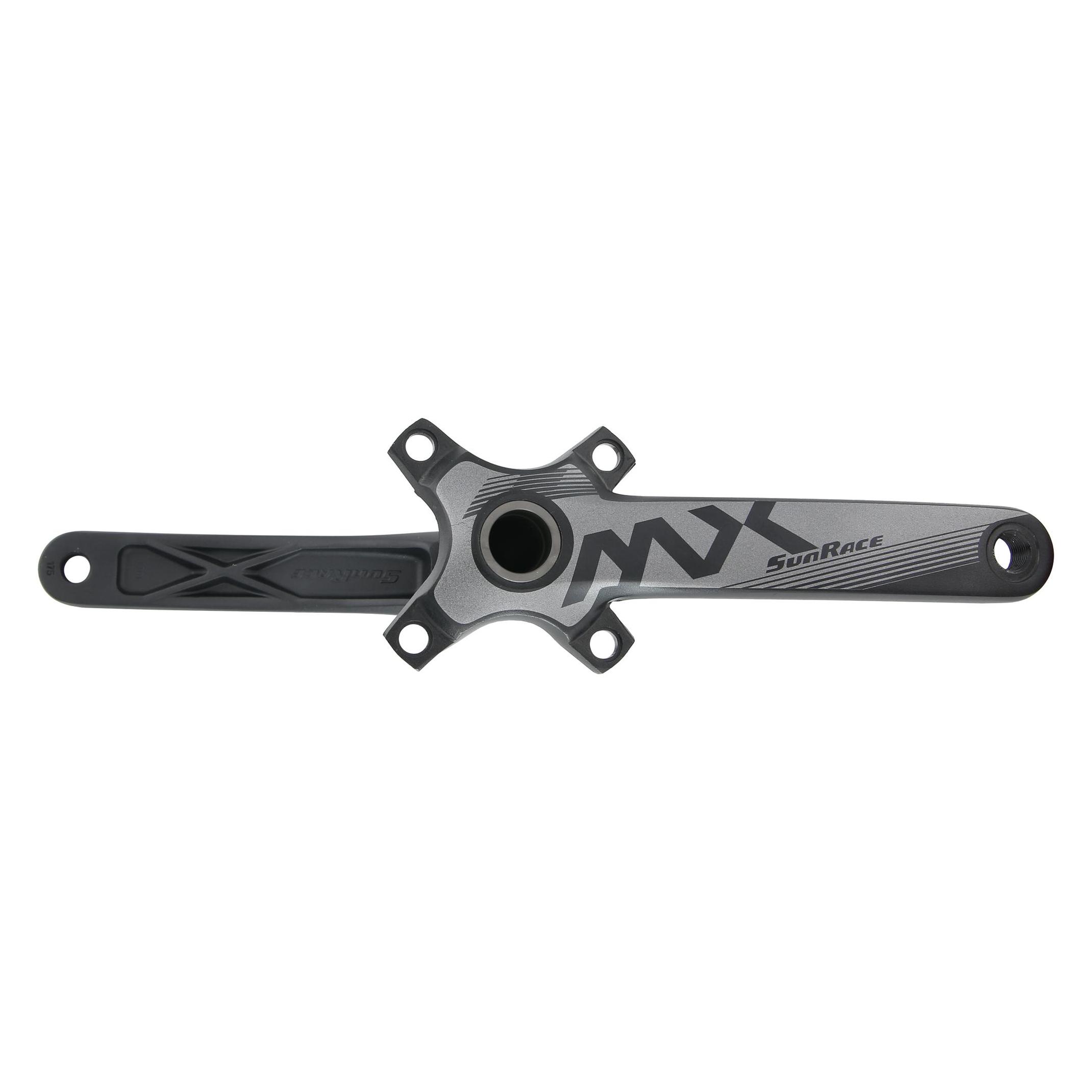 SunRace Kurbeln mit integrierter Achse und Alu-Schalen (175 mm) (146961)