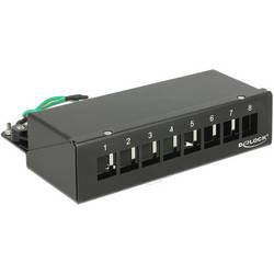 Delock 43338 Patch-Panel Kabel Schwarz Unbestückt