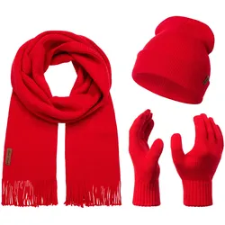 Rock Creek Schal Mütze Handschuhe Set Winterset