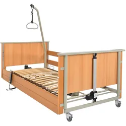 aks D4 LowEntry Pflegebett Niedrigeinstieg / Holzleisten