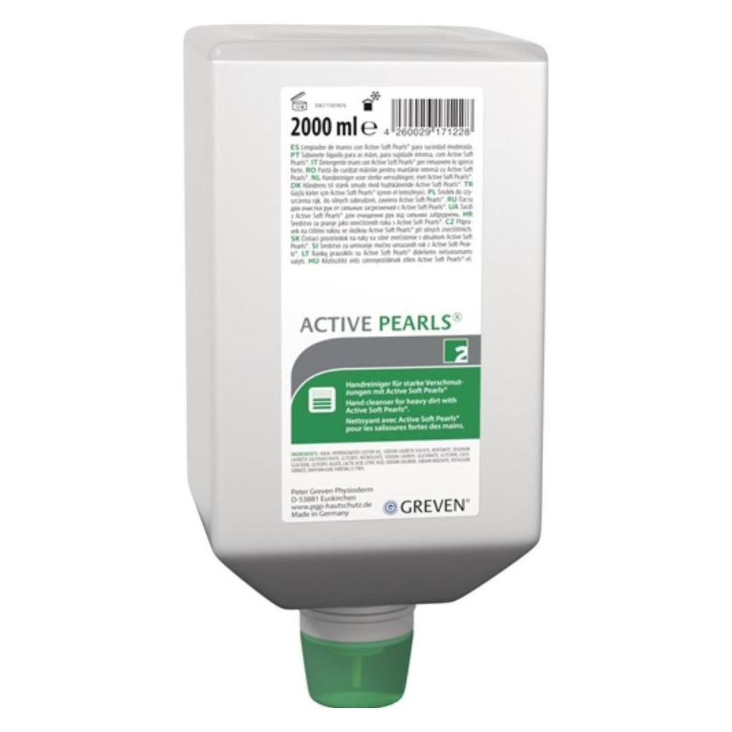 PGP Hautreinigung GREVEN ACTIVE PEARLS 2l Flasche f.9000Â 473Â 404 (Flüssigseife, Handseifenspender, 2000 ml) (13589003)