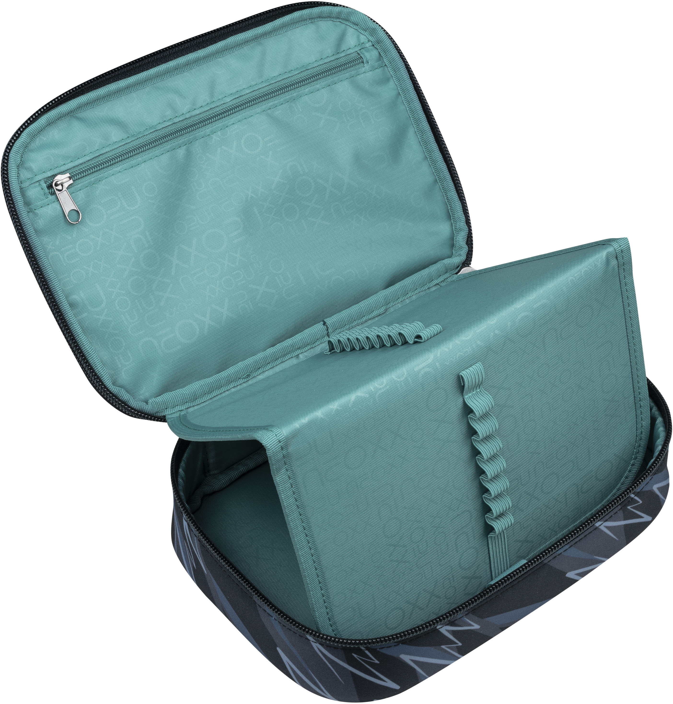 Schreibgeräteetui NEOXX "Schlamperbox, Dunk", Kinder, blau (stormchaser), Polyester, Schreibgeräteetuis Schreibgeräteetui, teilweise aus recyceltem Material stormchaser Einheitsgröße