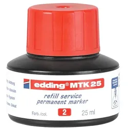 Edding Nachfülltinte für Permanentmarker »MTK 25« rot
