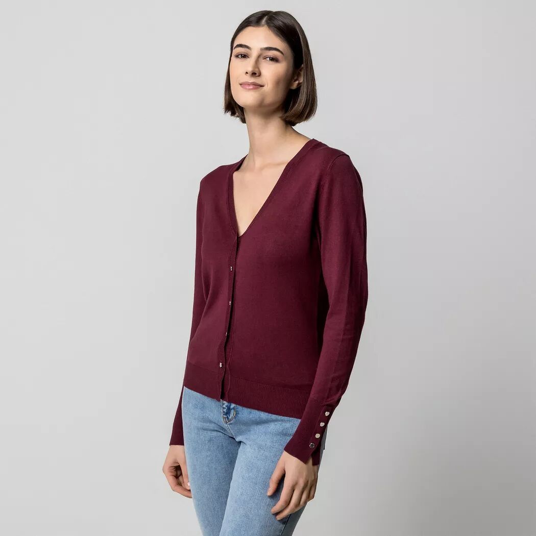 Manor Woman - Pullover, für Damen, Bordeaux, Größe M