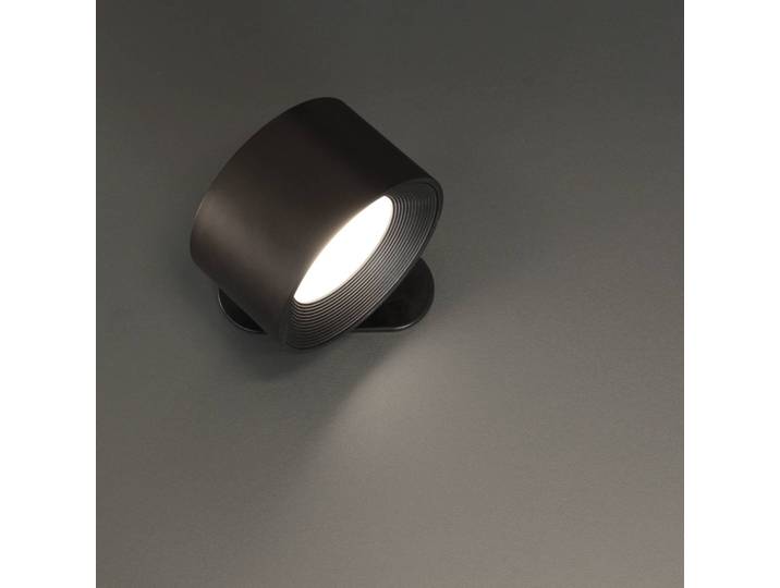 FH Lighting Wandlampe Magnetic, dimmbar, schwarz, für Wohn- / Esszimmer, Kunststoff, Modern, LED Wandleuchte, Wandlampe Innen