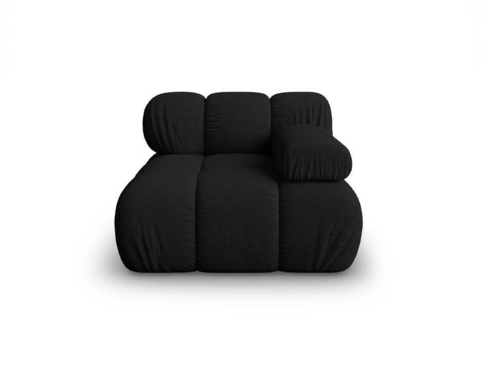 Module droit en tissu 3D noir
