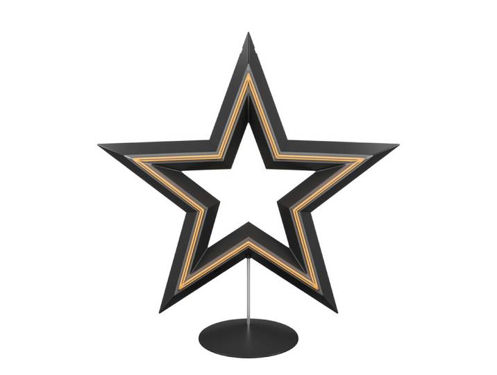 LED-Leuchte Freestar sompex schwarz, Designer Lexis Kraft, 28.8x30 cm