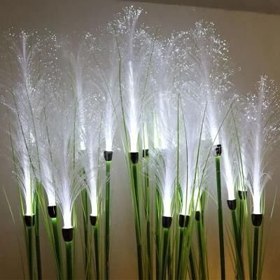 Uplift Picks Solar Reed Garden Lights For Warm Swaying Outdoor Lawn Landscape Decor white