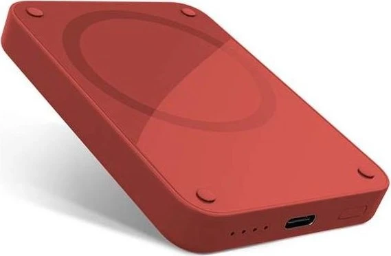 Epico 4200 mAh MagSafe-kompatible kabellose Powerbank - rot