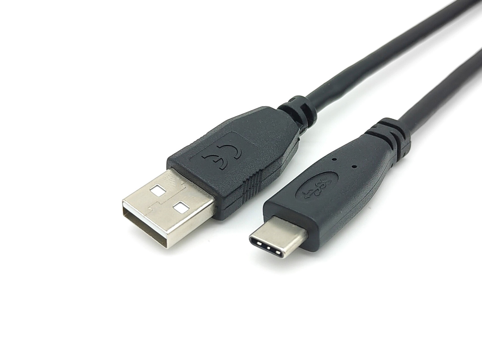 Equip USB 2.0 Type-A naar Type-C kabel, mannelijk naar mannelijk, 2,0 meter, zwart