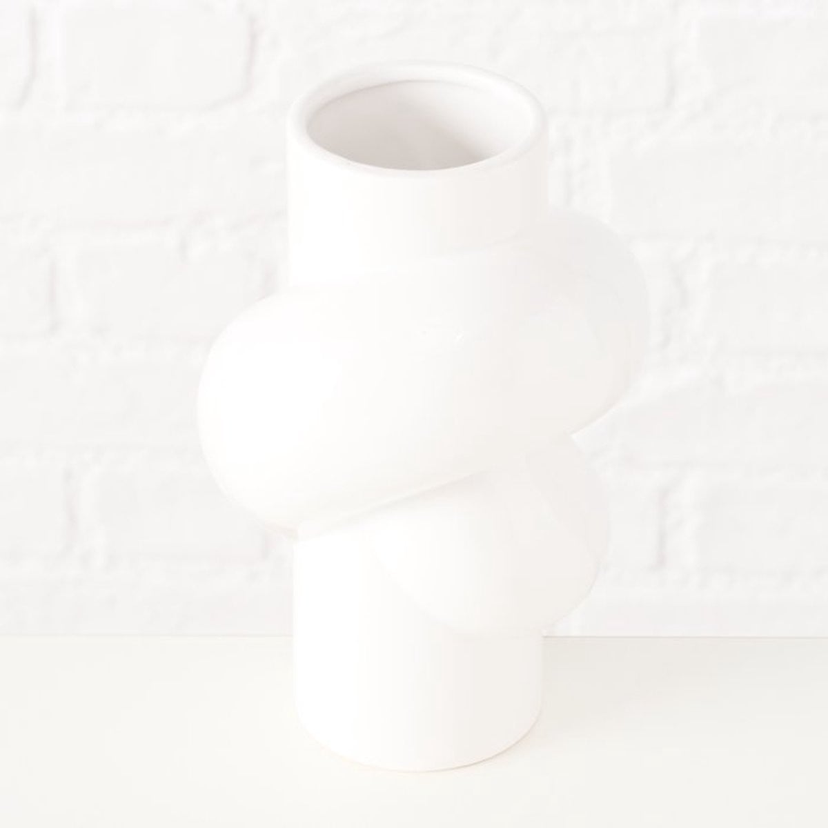 Boltze Home Vaas Heya Wit Hoogte: 20.3 cm