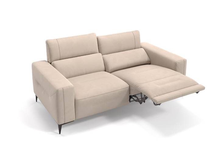 Stoff Sofa Garnitur TERAMO 2-Sitzer
