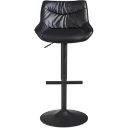 Barhocker in Textil ca.45x106x55 cm Schwarz