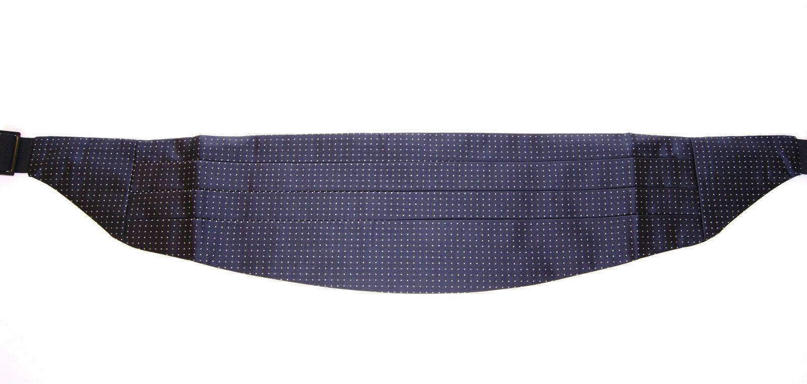 Dolce & Gabbana Blauwe Taille Smoking Tuxedo Kummerbund Gordel