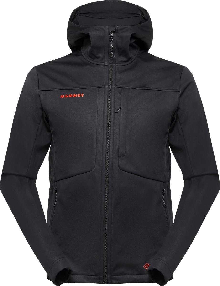 Ultimate VIII SO Hooded Jacket Men 25 Years, Softshell Jacke Herren - Mammut black/XL