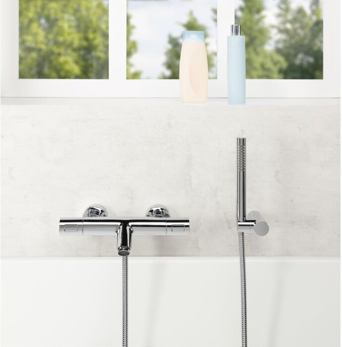 Herzbach Deep Wannen-Thermostat 11.132170.1.01 Aufputz, chrom