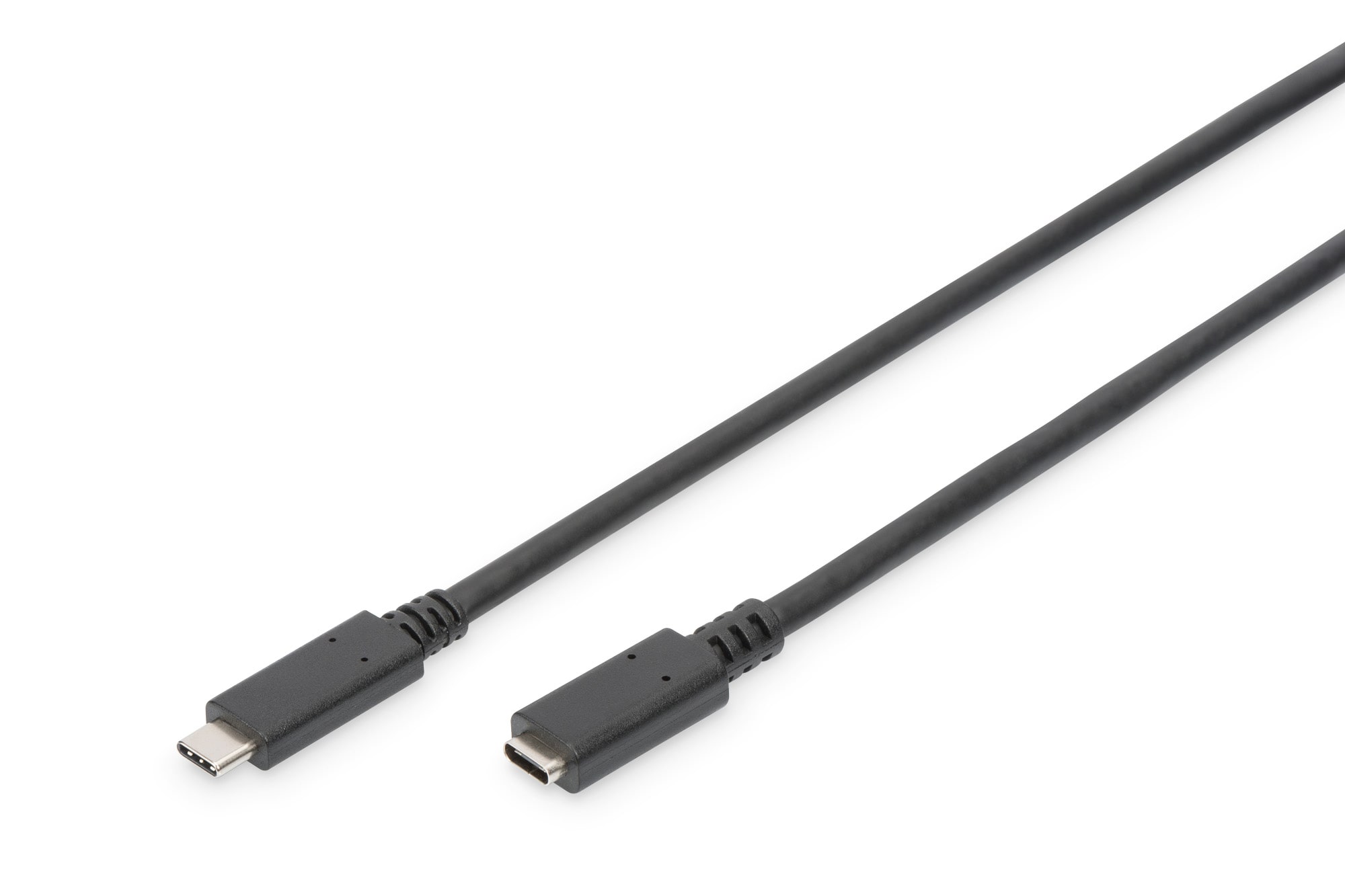DIGITUS USB Type-C Gen2 Verlängerungskabel, Type-C to C 0,7m