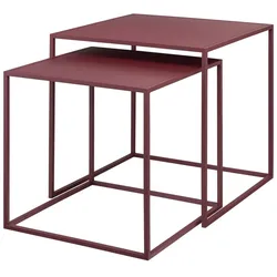 Fera Beistelltische 2er Set port 40x40x40 35x35x35