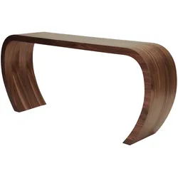 Sideboard Sidebow Nussbaum, modernes Design, 168 cm breit, braun, Echtholzfurnier, pflegeleichte Oberfläche