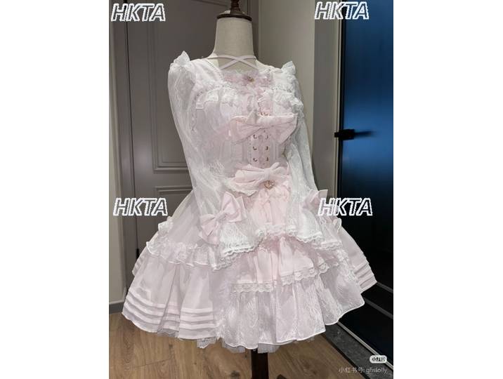 Robe Liz en dentelle pour filles, tenue de princesse d'anniversaire, douce et mignonne, produit en série, nouvelle collection automne