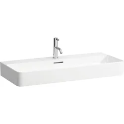 Laufen, Waschbecken, VAL Waschtisch, unterbaufähig, ohne Hahnloch, mit Überlauf, 950x420mm, H810287 (420 mm, 950 mm)