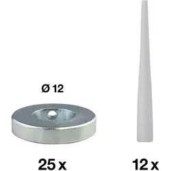 HECO MULTI-MONTI-plus Verfüllscheiben-Set Ø 12 mm - 63964