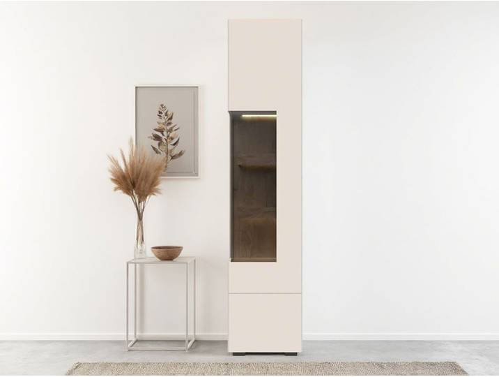 OTTO home Vitrine Sky45, Höhe 201 cm Vitrine, Lackiert mit wasserbasiertem UV-Lack