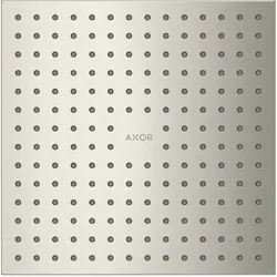 hansgrohe AXOR ShowerSolutions Kopfbrause 250/250 1-jet, Decke-Aufputz, 35309800, Farbe: Stainless Steel Optic