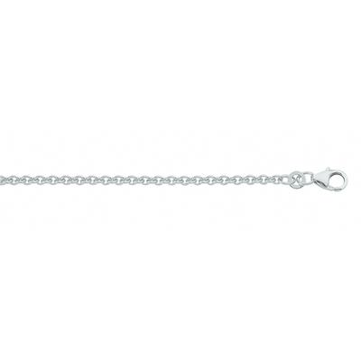 Kette ohne Anhänger ADELIA´S "Ankerkette Halskette 925 Silber" Gr. 60, silber, Halsketten, Damen, 60, Silber 925 (Sterlingsilber), Silberkette