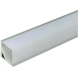 L&S, Profil + Stange, LED Anbauprofile Quattro Mini mit Lichtblende